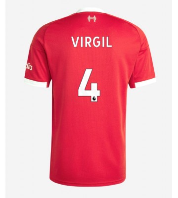 Liverpool Virgil van Dijk #4 Hjemmebanetrøje 2025-26 Kort ærmer